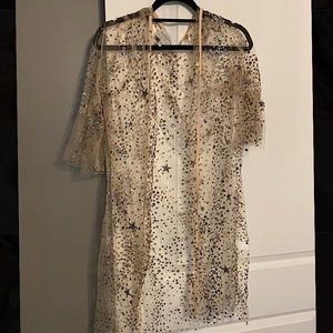 Hayden LA Glitter Sequin Cardigan